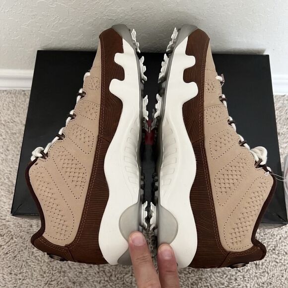 Nike Air Jordan 9 G Golf Masters 2024 Woodgrain Shoes FN6929-200 Mens 10.5 New main image 9